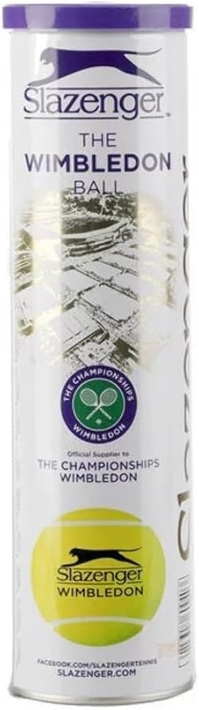 スラセンジャー　Slazenger ウィンブルドンボール 2024 Wimbledon 2024 Tennis Balls (Pack of 3) (Yellow) SLAZENGER